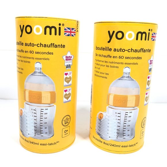 Yoomi Self Warming Bottles X 2 Brand New - Picture 1 of 4